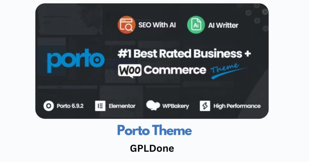 Free Download Porto v7.3.2 WordPress Theme GPLDone