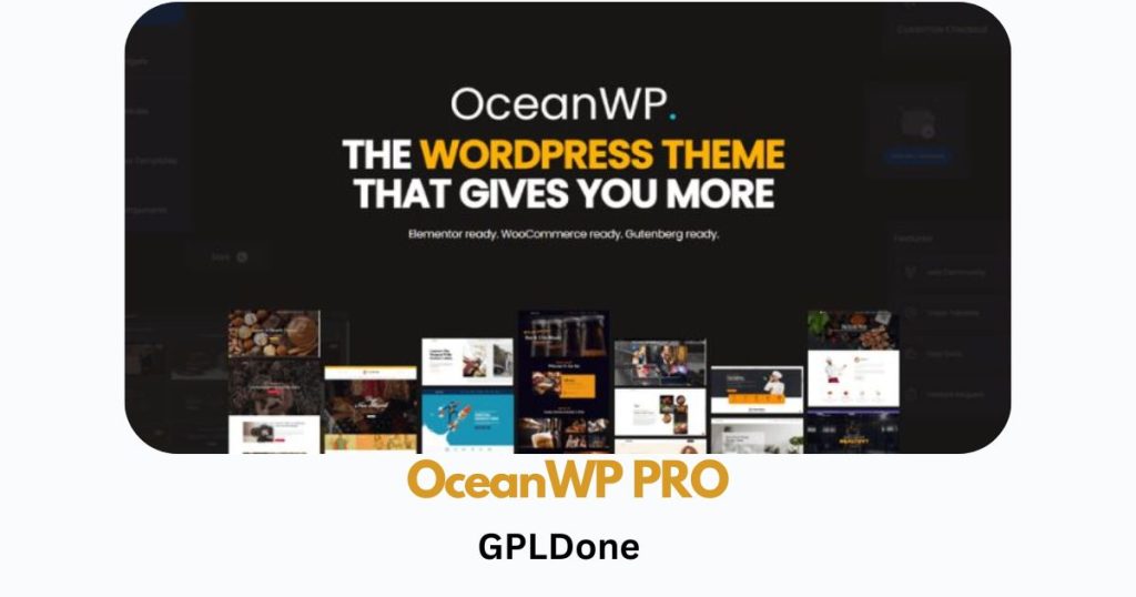 Free Download OceanWP PRO v4.0.5 WP theme GPLDone