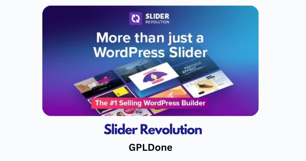 Free Download Slider Revolution WordPress Plugin GPLDone